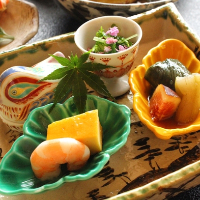 【日本料理×お手軽会席】旬の加賀の魅力がぎゅっと詰まった季節の会席料理（1泊2食）